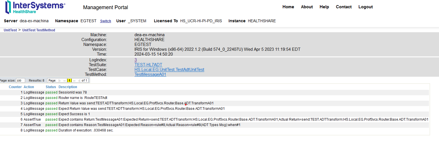 Unit Test in Management Portal